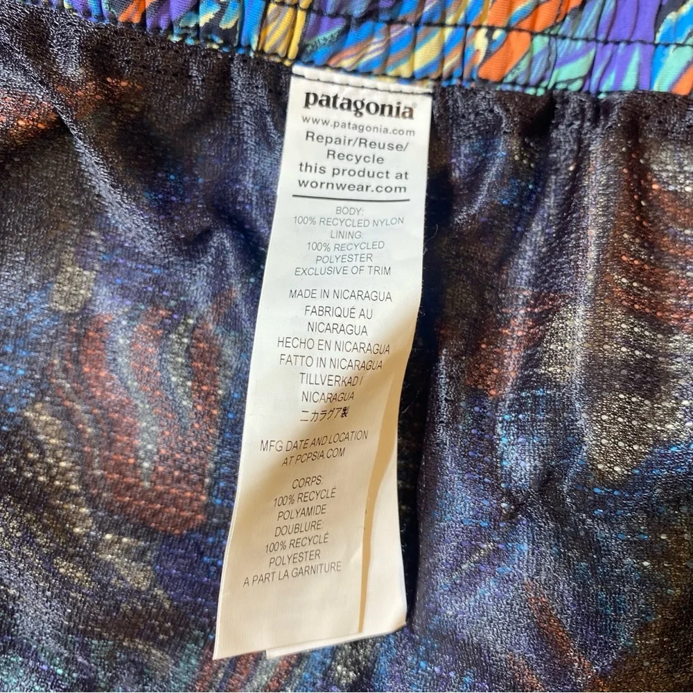 Patagonia Women's 5" Baggies Shorts (Joy: Pitch Blue) XXL NWOT! - Picture 11 of 11